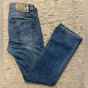 Diesel Industry - All cotton blue denim jeans Size 29W x 32L (Straight fit)